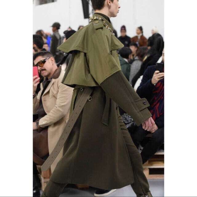 sacai(サカイ)のsacai 20aw CottonGabardineWoolMeltonCoat メンズのジャケット/アウター(トレンチコート)の商品写真