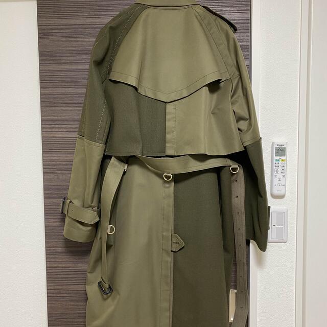 sacai(サカイ)のsacai 20aw CottonGabardineWoolMeltonCoat メンズのジャケット/アウター(トレンチコート)の商品写真