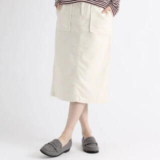 スタディオクリップ(STUDIO CLIP)のモールスキンダブルポケットタイトスカート(ひざ丈スカート)