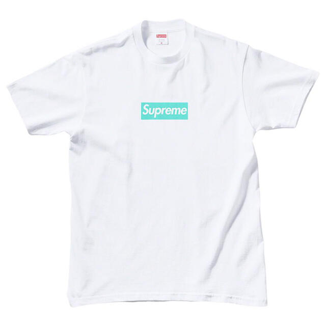 新品 Supreme Tiffany & Co. Box Logo Tee MTシャツ/カットソー(半袖/袖なし)