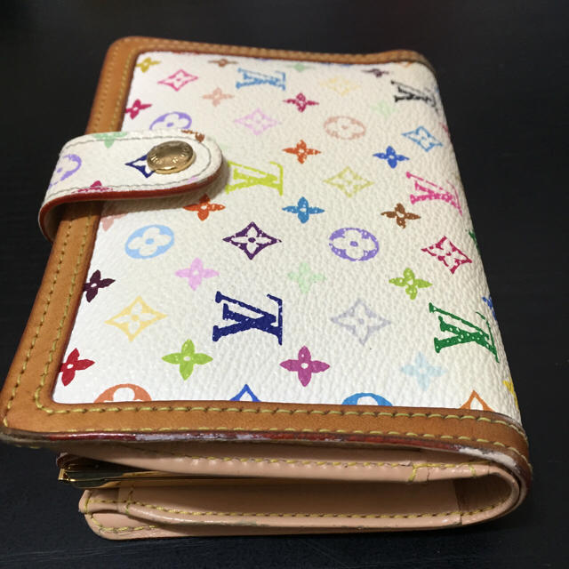 LOUIS VUITTON(ルイヴィトン)の【鑑定済】送料込⭐️ ヴィトン モノグラム マルチカラー がま口 財布 レディースのファッション小物(財布)の商品写真