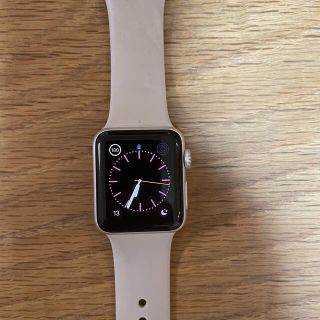 アップルウォッチ(Apple Watch)のApple Watch series 3 38mm シルバーアルミ gps (腕時計(デジタル))