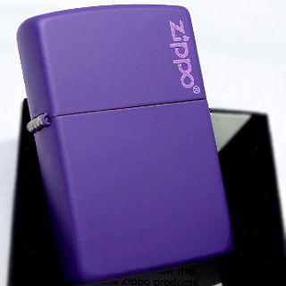 ジッポー(ZIPPO)の『送料無料』新品◇ZIPPO◇パープルマット ジッポロゴ◇ジッポ(タバコグッズ)