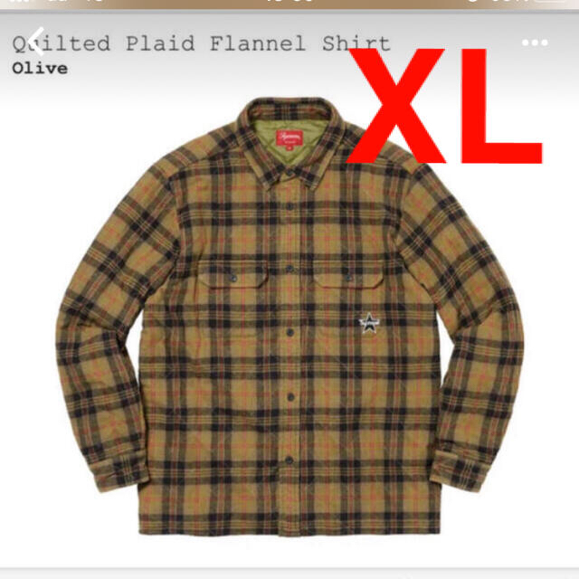 Supreme(シュプリーム)のSupreme Quilted Plaid Flannel Shirts XL メンズのトップス(シャツ)の商品写真