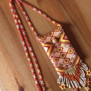 グァテマラ GATEMALA ビーズ アクセサリー(ポーチ)