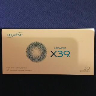 X39 エックスサーティーン　パッチ　LIFEWAVE  ライフウェイブ(その他)