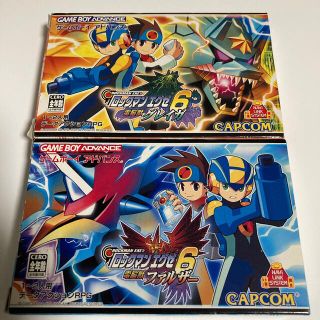 カプコン(CAPCOM)のロックマン エグゼ6 電脳獣グレイガ／電脳獣ファルザー GBA(携帯用ゲームソフト)