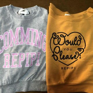 レピピアルマリオ(repipi armario)のレピピ　repipi armario 女児トレーナー2点セット　140〜150(Tシャツ/カットソー)