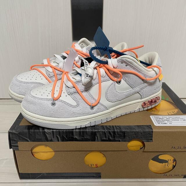 OFF-WHITE × NIKE DUNK LOW 1 OF 50 "19"