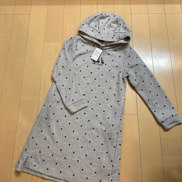 ANNA SUI mini(アナスイミニ)のANNA SUImini 140【新品】♡猫耳♡ キッズ/ベビー/マタニティのキッズ服女の子用(90cm~)(ワンピース)の商品写真