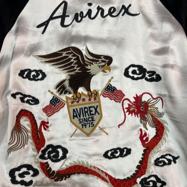 ☆【美品】AVIREX アヴィレックス スカジャン リバーシブル サイズ M