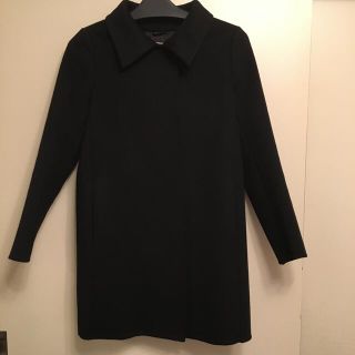 プラダ(PRADA)のPRADA プラダ　1枚仕立て　ブラックコート　38(ロングコート)