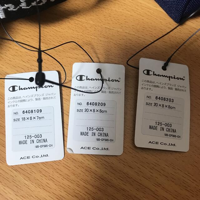 Champion(チャンピオン) ポーチ 3点セット ポーチ+チャンピオン&ブコキャップ 計3