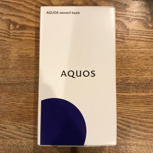 AQUOS(アクオス)の【新品未使用】AQUOS SIMフリーsense3 basic ブラック スマホ/家電/カメラのスマートフォン/携帯電話(スマートフォン本体)の商品写真