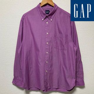 ギャップ(GAP)の90s GAP　シャツ　オールドギャップ　美品　ヴィンテージ　パープル　ドレス(シャツ)