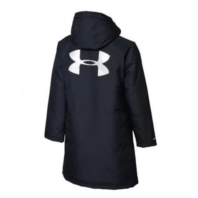 UNDER ARMOUR(アンダーアーマー)のアンダーアーマー  ベンチコート　YL    ブラック　150 キッズ/ベビー/マタニティのキッズ服男の子用(90cm~)(コート)の商品写真