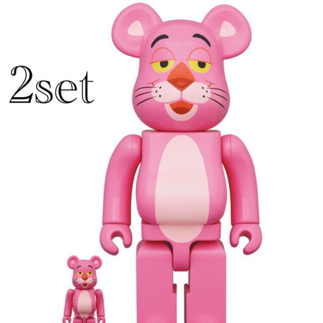 2ケ Be@rbrick pink panther 100% & 400%その他