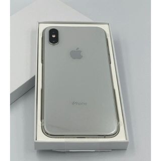 アップル(Apple)のiPhone Xs Silver 64 GB SIMフリー(スマートフォン本体)