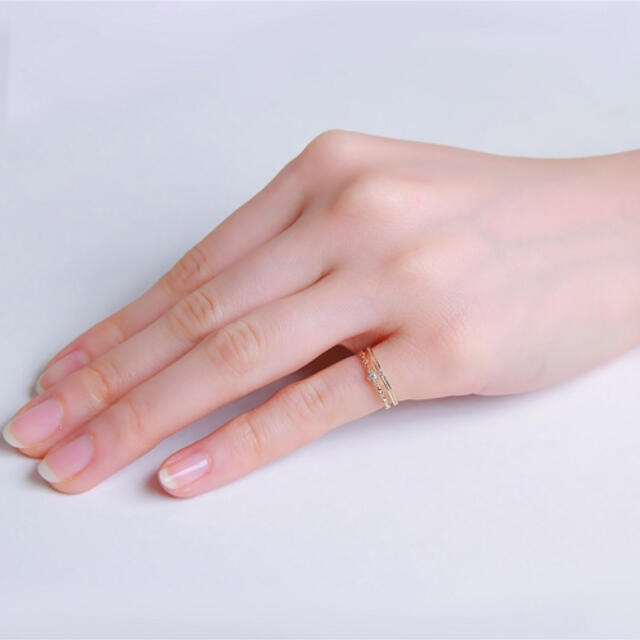 指輪 Room403/オルネピンキーリング　ダイアモンド レディースのアクセサリー(リング(指輪))の商品写真