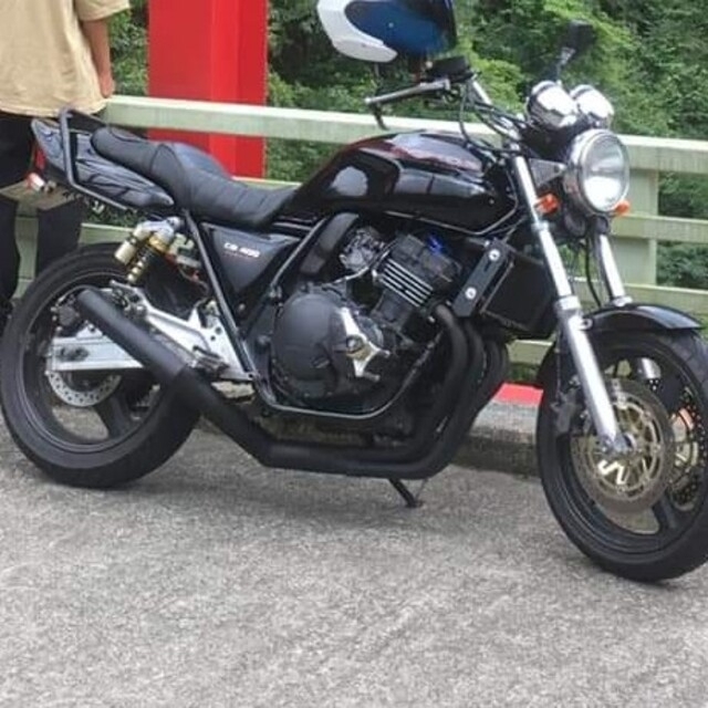 フラワーオブライフ cb400sf マフラー メーカー不明 ワンピース