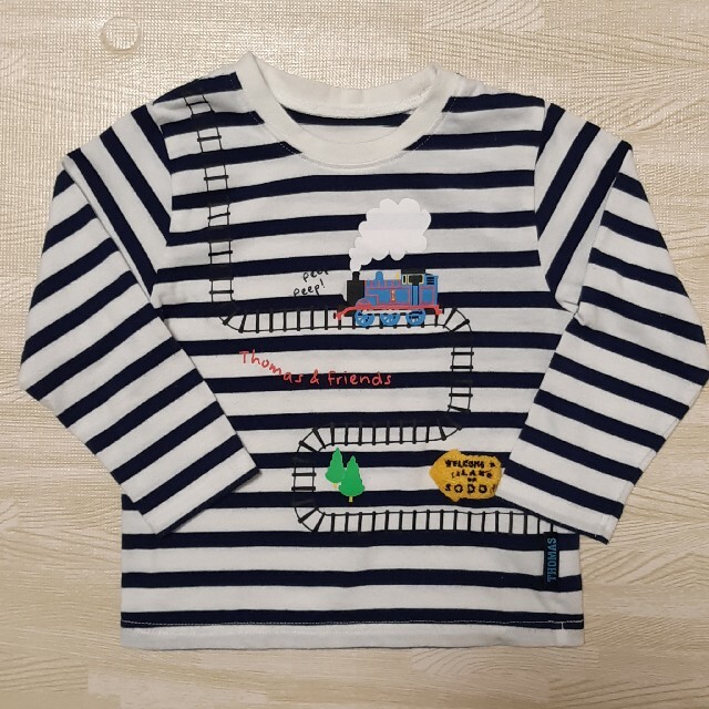 トーマス長袖シャツ2枚セット☆100cmロンT キッズ/ベビー/マタニティのキッズ服男の子用(90cm~)(Tシャツ/カットソー)の商品写真