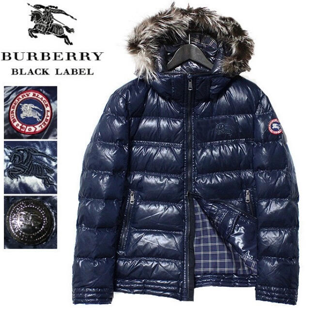 BURBERRY BLACK LABEL   バーバリー ブラックレーベル ファー付3WAY