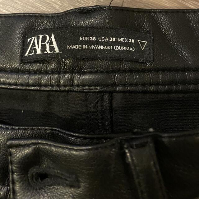 ZARA(ザラ)のZARA レザーパンツ メンズのパンツ(その他)の商品写真