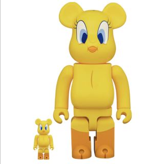 メディコムトイ(MEDICOM TOY)のBE@RBRICK TWEETY 100％ & 400％  トゥイーティー (その他)