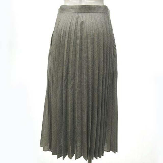 MARGARET HOWELL(マーガレットハウエル)のマーガレットハウエル 18SS 美品 ロング スカート プリーツ 千鳥格子柄 3 レディースのスカート(ロングスカート)の商品写真