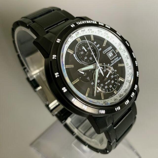 CITIZEN - 【新品】 高級シチズン 電波ソーラー 高機能! サファイア