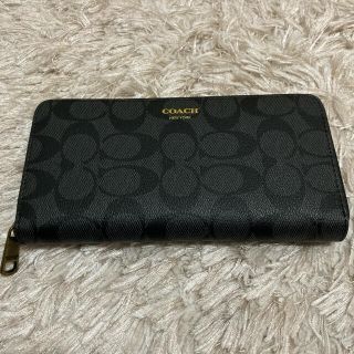 コーチ(COACH)の新品　COACH コーチ　長財布　F74597 グレー(財布)