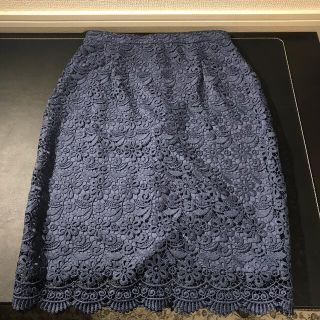 ユニクロ(UNIQLO)の新品未使用　UNIQLOレーススカート(ひざ丈スカート)