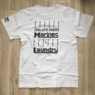 チバロッテマリーンズ(千葉ロッテマリーンズ)の★新品未開封★千葉ロッテマリーンズ★Laundry★2010モデルTシャツ★白★(応援グッズ)