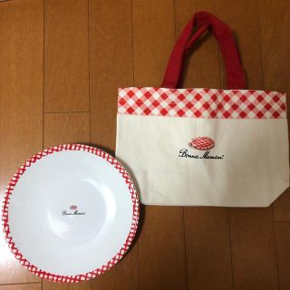 ボンヌママン　お皿とトートバッグ(食器)