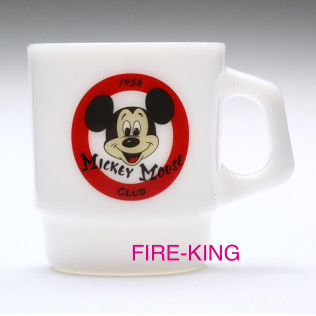 ファイヤーキング Fire-King スタッキングマグ ミッキーマウス