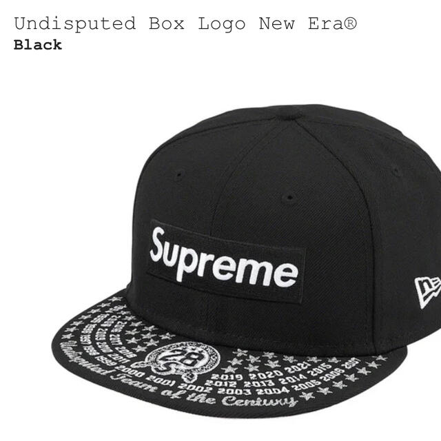 supreme box logo new era 3/8 21SS 新品未使用