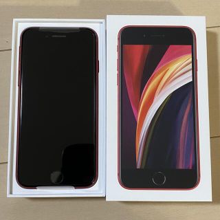 アップル(Apple)の未使用新品 iPhoneSE 第2世代 64GB RED UQmobile①(スマートフォン本体)