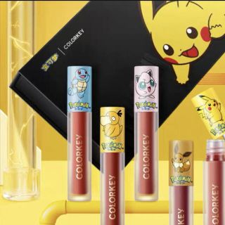 ポケモン(ポケモン)の【期間限定値下げ中】Colorkey×ポケモンコラボ　グロスリップセット(リップグロス)