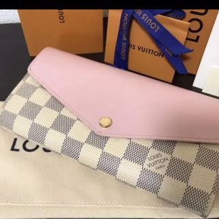 ヴィトン(LOUIS VUITTON) ダミエ・アズール 財布(レディース)(ピンク ヴィトン(LOUIS VUITTON) ダミエ・アズール 財布(レディース)(ピンク