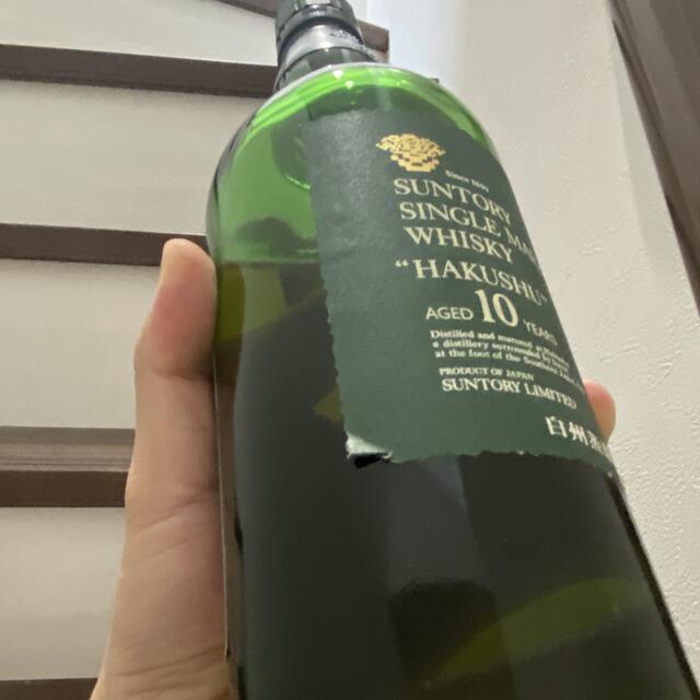 白州 10年 開封済み 古酒 空瓶扱い - ウイスキー