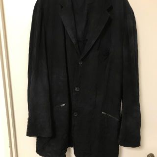 ヨウジヤマモト(Yohji Yamamoto)のyohji yamamoto pour homme ムラ染めギャバジャケット(テーラードジャケット)