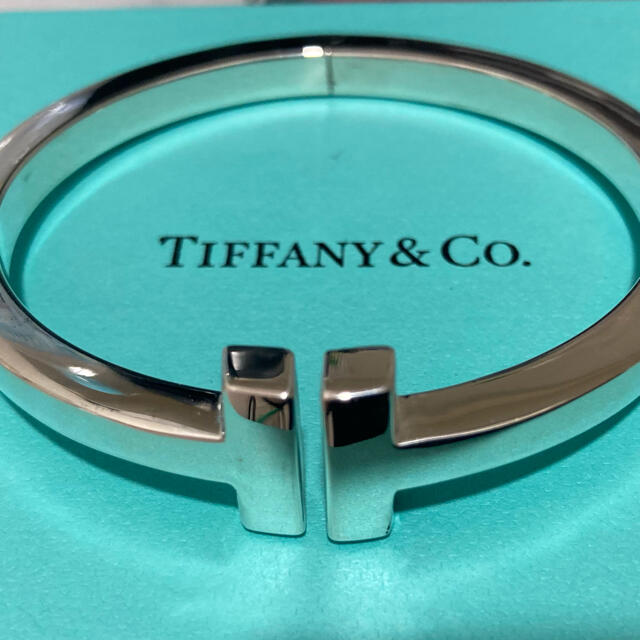 新品本物 TIFFANY Co.  Tiffany  バングル Tスクエア ブレスレット ティファニー Co. バングル/リストバンド 