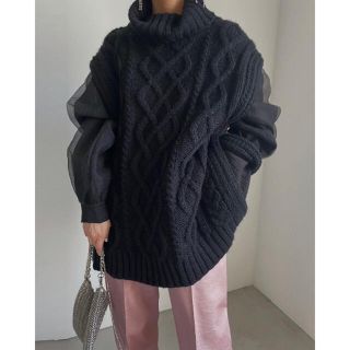 アメリヴィンテージ(Ameri VINTAGE)のAMERI UNDRESSED COTTON CANDY SLEEVE KNIT(ニット/セーター)