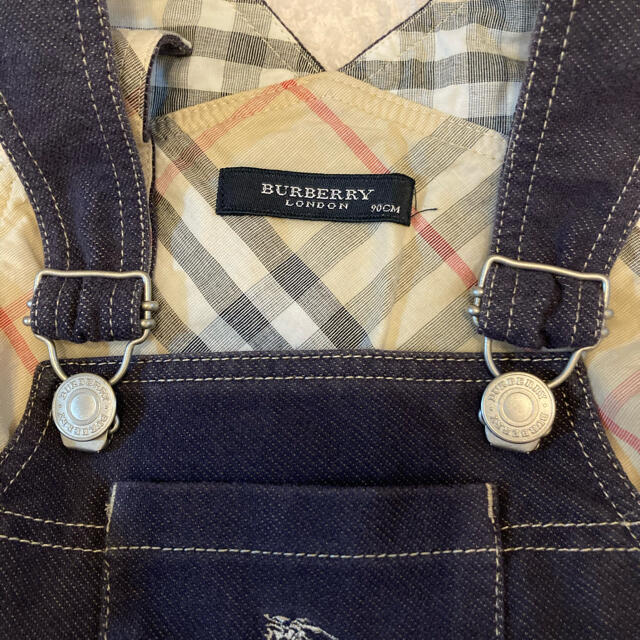 BURBERRY(バーバリー)のバーバリー　ジャンパースカート　90 美品 キッズ/ベビー/マタニティのキッズ服女の子用(90cm~)(ワンピース)の商品写真