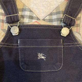 バーバリー(BURBERRY)のバーバリー　ジャンパースカート　90 美品(ワンピース)