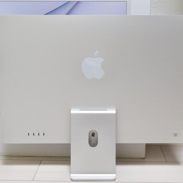 M1 iMac 24 シルバー8CPU 8GPU メモリ8GB SSD256GB