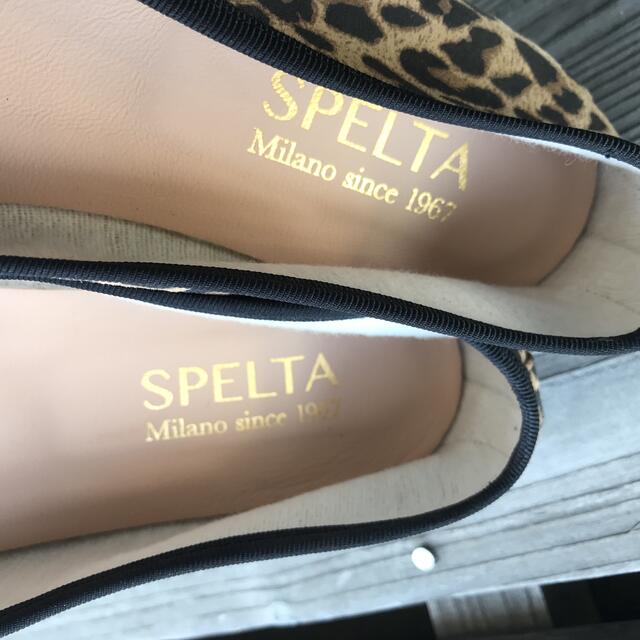 repetto(レペット)の【新品未使用】SPELTA OLGA レオパード柄甲深バレエシューズ　41 レディースの靴/シューズ(バレエシューズ)の商品写真