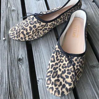 ■未使用■Repetto レオパード バレエシューズ