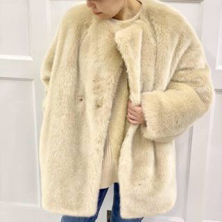 1月限定⭐︎HYKE (1) FAUX FUR REVERSIBLE COAT