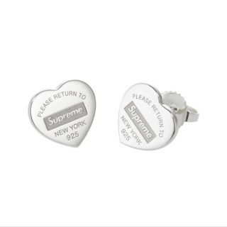 シュプリーム(Supreme)の夢華様専用　Supreme Tiffany Heart Tag Stud (ピアス(両耳用))